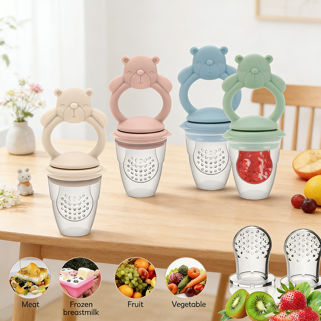 Baby Food Kids - Baby Fruit & Food Feeder Pacifier,