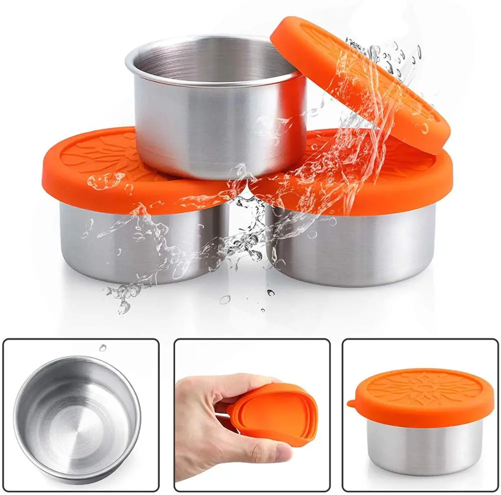 Baby Food Container Sugar Baby - Realman Salad Dressing Containers Set- 3X3.4oz