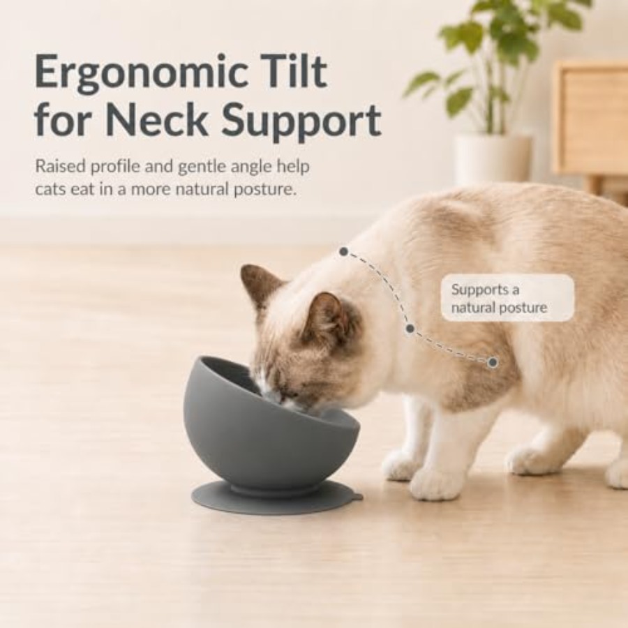 Silicone Slow Feeder Cat Bowl, - Silicone Suction Bowl avaliação e preço