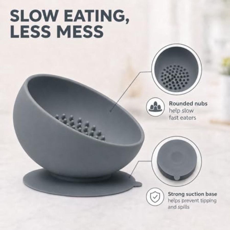 Silicone Slow Feeder Cat Bowl, - Silicone Suction Bowl avaliação e preço