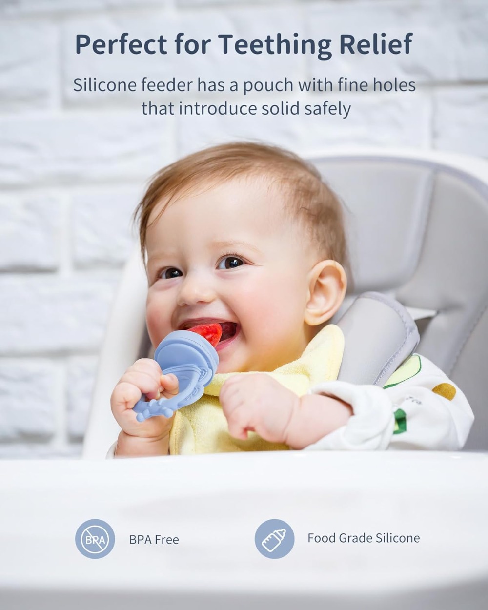 Silicone Baby Fruit Food Feede - Baby Food Tray avaliação e preço