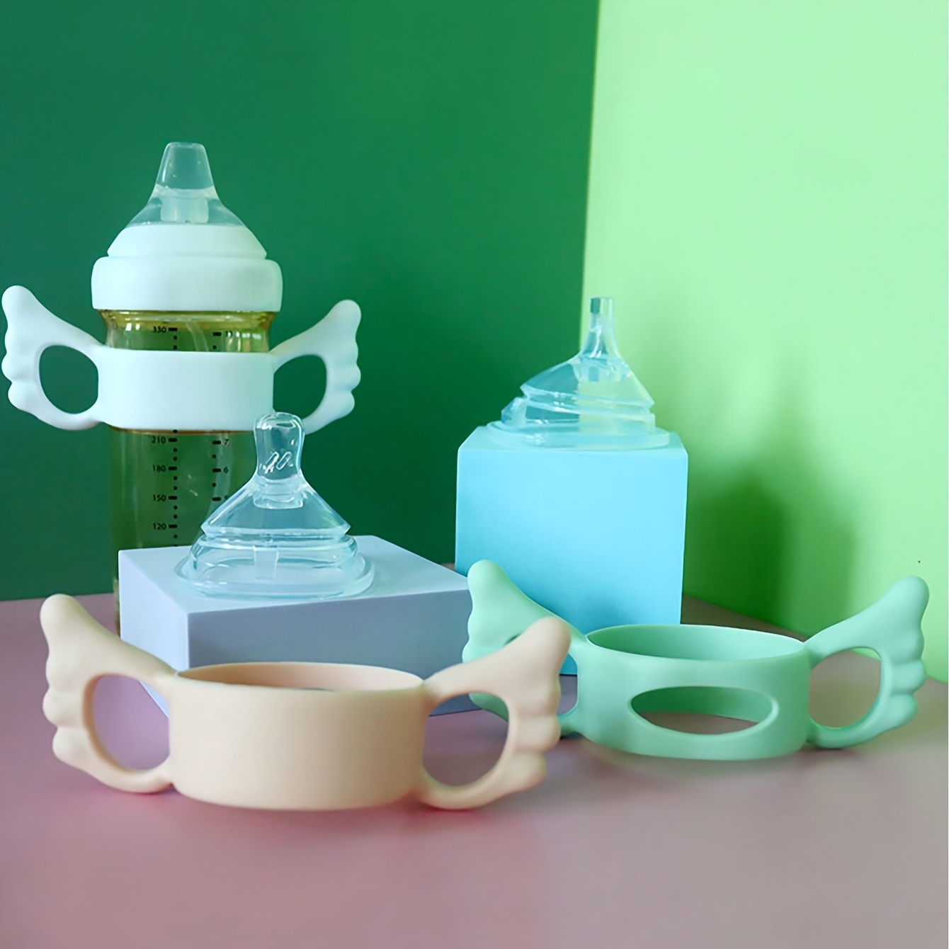 2pcs (Random-Color) Silicone H - Baby Food Bottle avaliação e preço