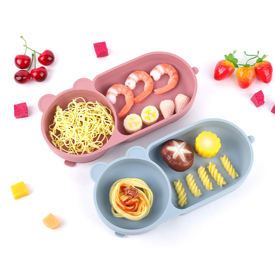 Baby Silicone Suction Cup Bowl - Silicone Suction Bowl avaliação e preço