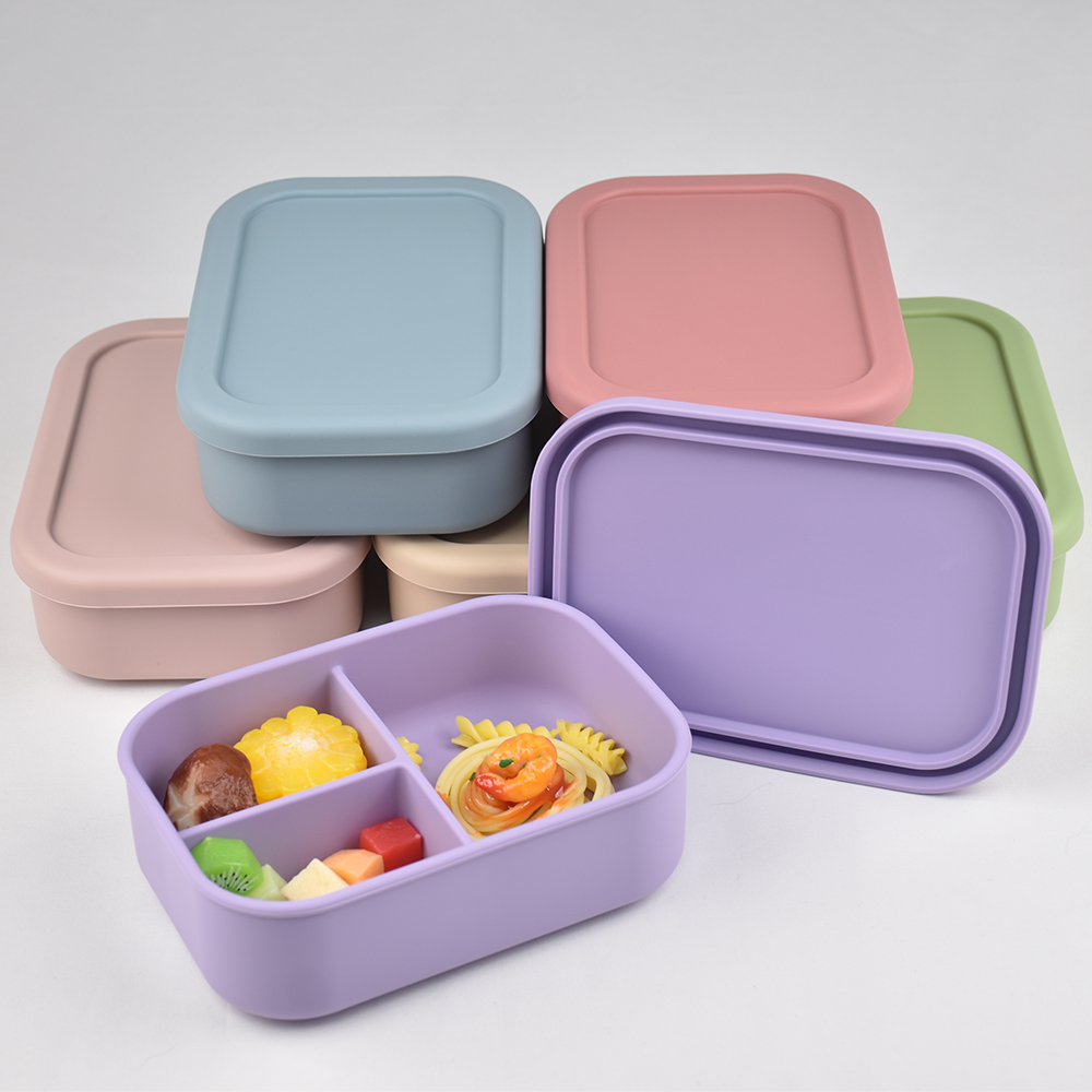 3-Compartment Food Grade Silic - Baby Food Options avaliação e preço