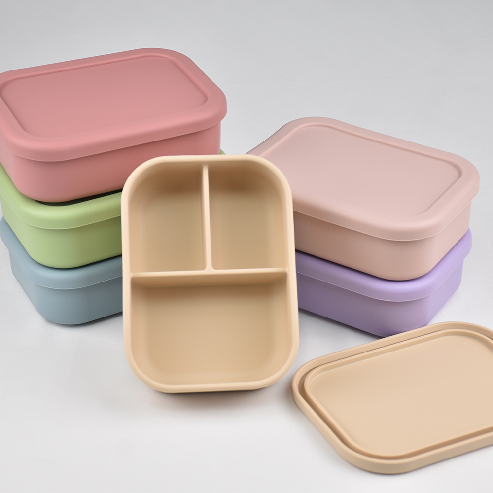 3-Compartment Food Grade Silic - Baby Food Options avaliação e preço