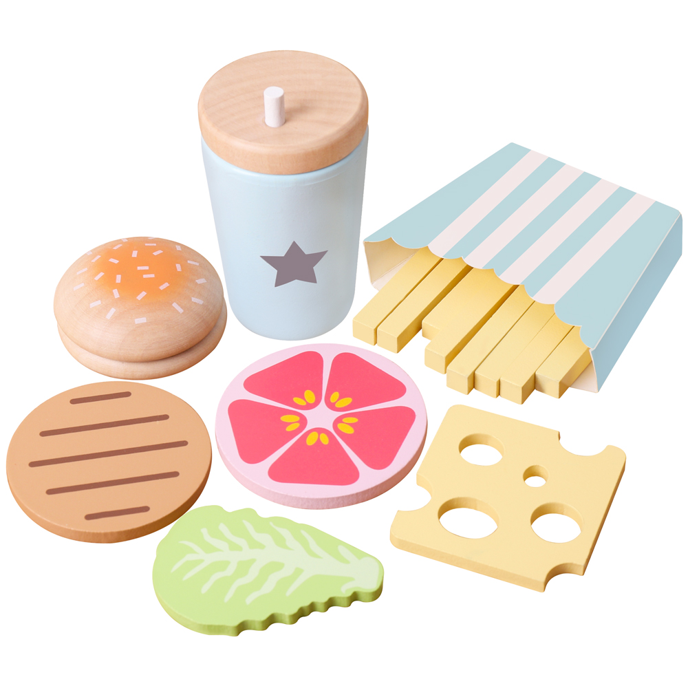 Wooden Kitchen toy role play f - Baby Food Under 1 Year avaliação e preço