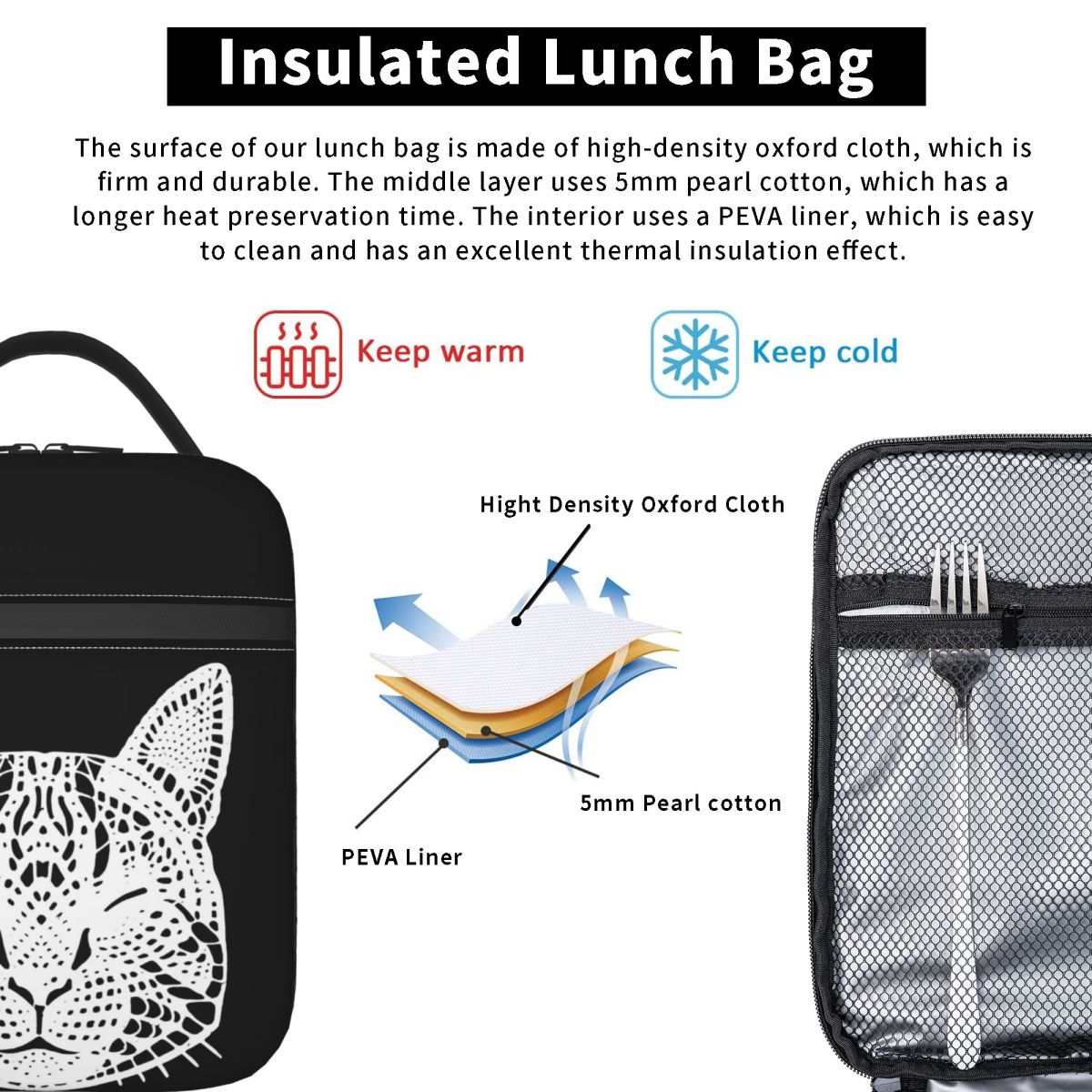 Baby Lasagna Cat Insulated Lun - Baby Food Lasagna avaliação e preço