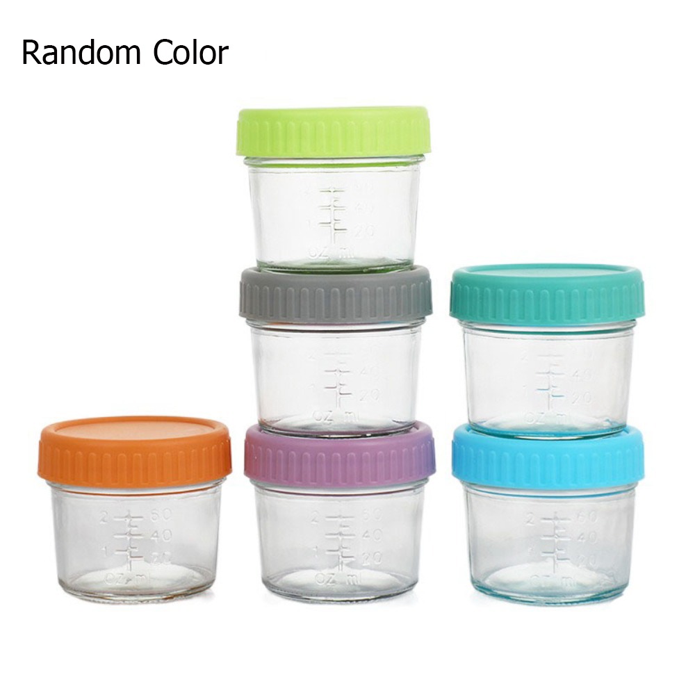 6pcs Mason Jar Glass Baby Food - Baby Food Jars avaliação e preço