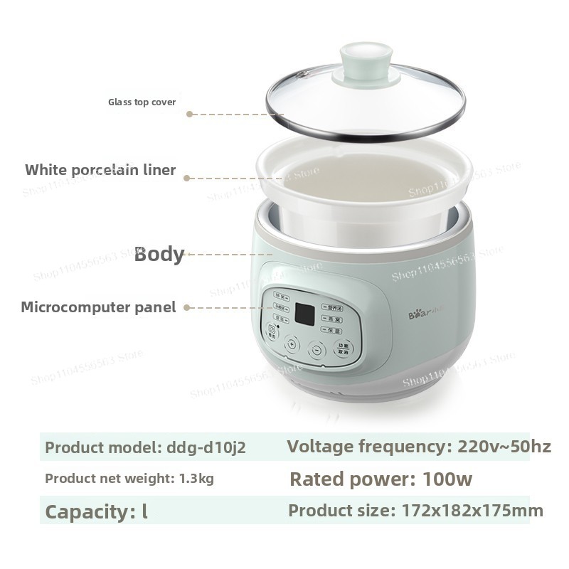 Mini Electric Stew Pot DDZ-A08 - Baby Food Kids avaliação e preço