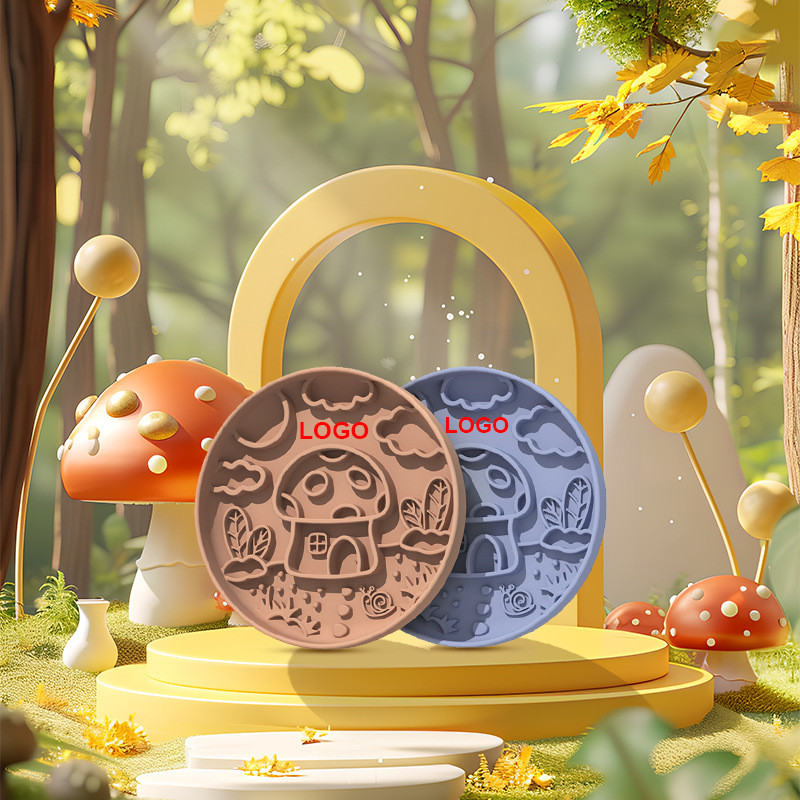 New Mushroom Dog Slow Food Bow - Silicone Suction Bowl avaliação e preço