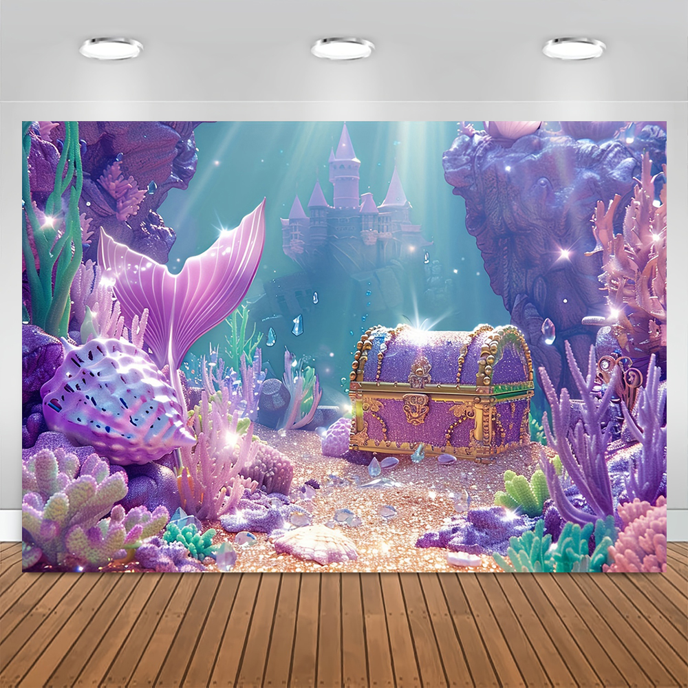 Mermaid Under The Sea Birthday - Baby Food Under 1 Year avaliação e preço