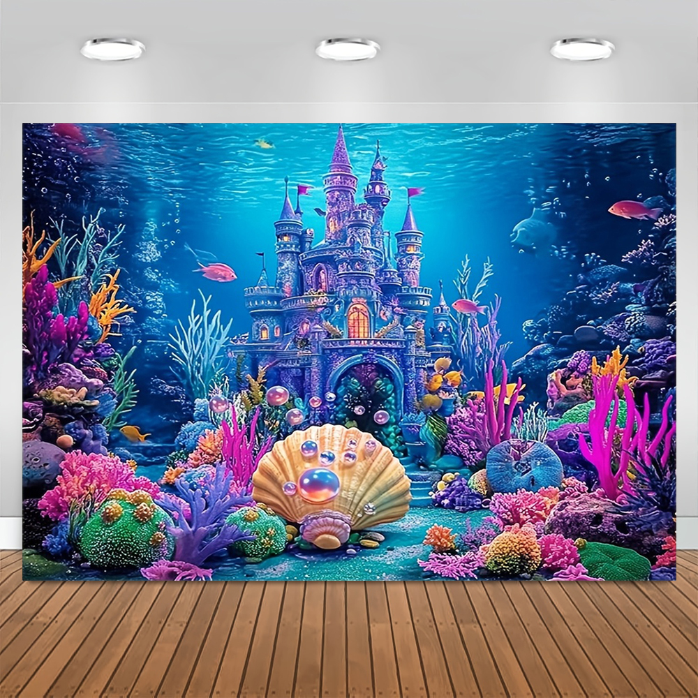 Mermaid Under The Sea Birthday - Baby Food Under 1 Year avaliação e preço