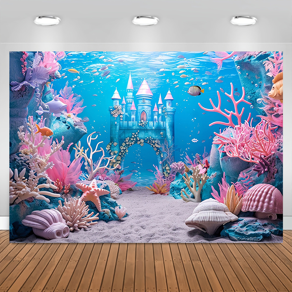 Mermaid Under The Sea Birthday - Baby Food Under 1 Year avaliação e preço
