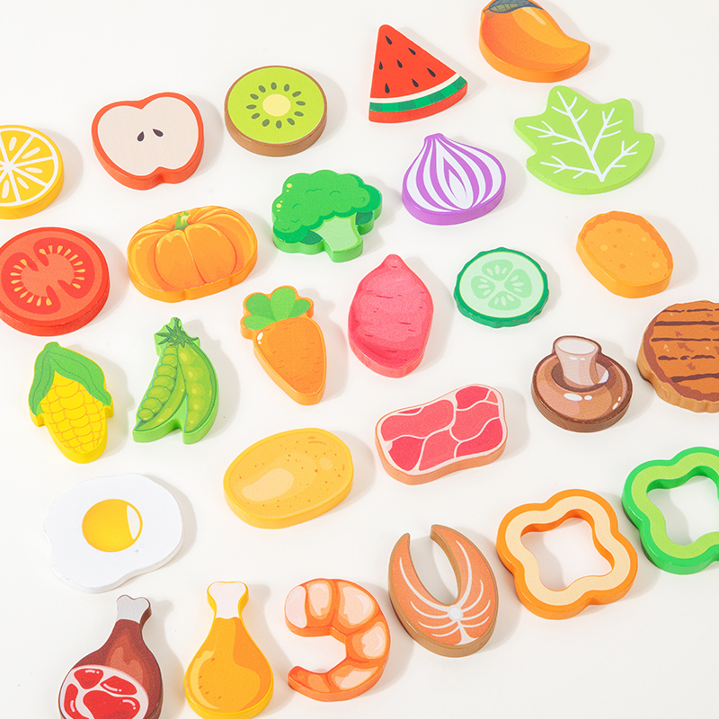 Wooden Simulation Salad Preten - Baby Food Under 1 Year avaliação e preço