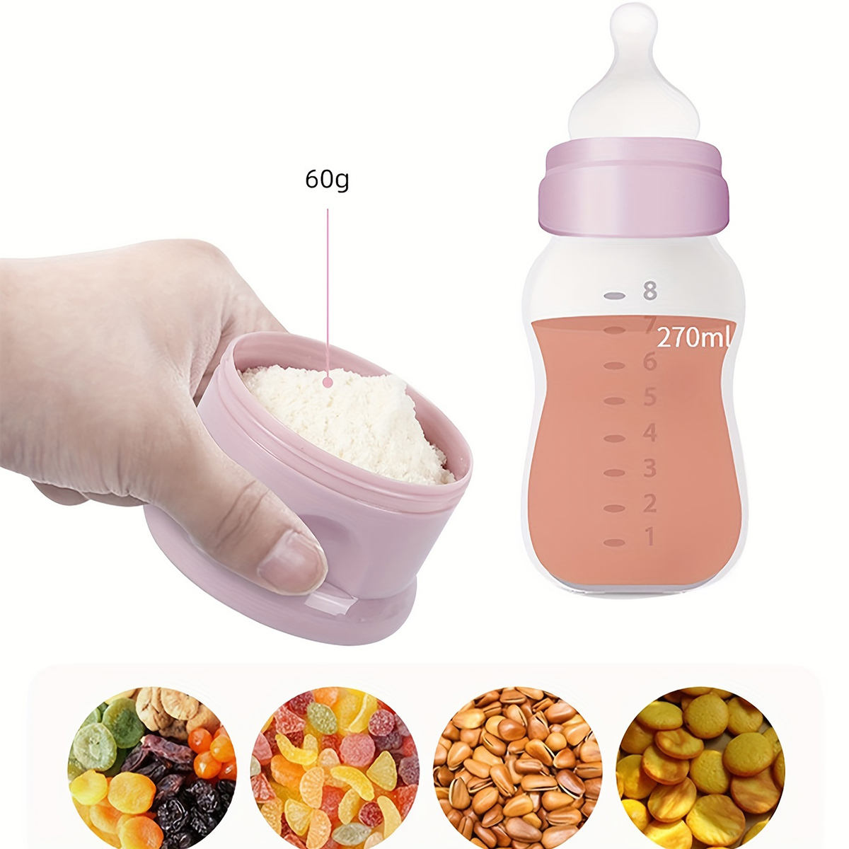 Large Capacity Baby Milk Powde - Baby Food Options avaliação e preço