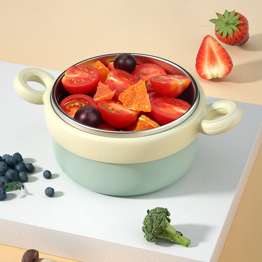 Stainless Steel Baby Suction C - Baby Food Kids avaliação e preço