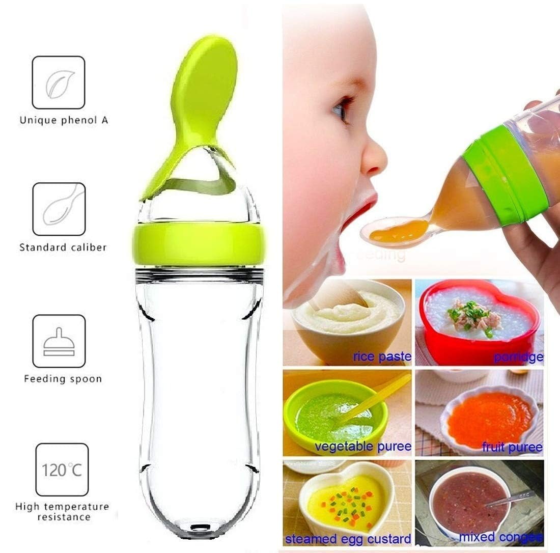 Squeezing Feeding Bottle Cup S - Baby Food Jars avaliação e preço