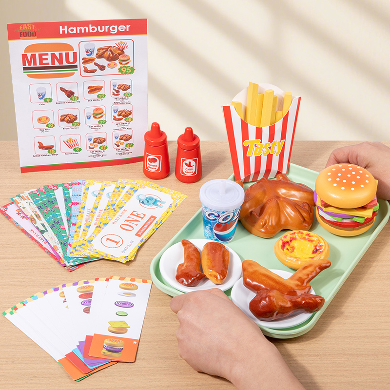 Wooden Fast Food Kitchen Prete - Baby Food Under 1 Year avaliação e preço