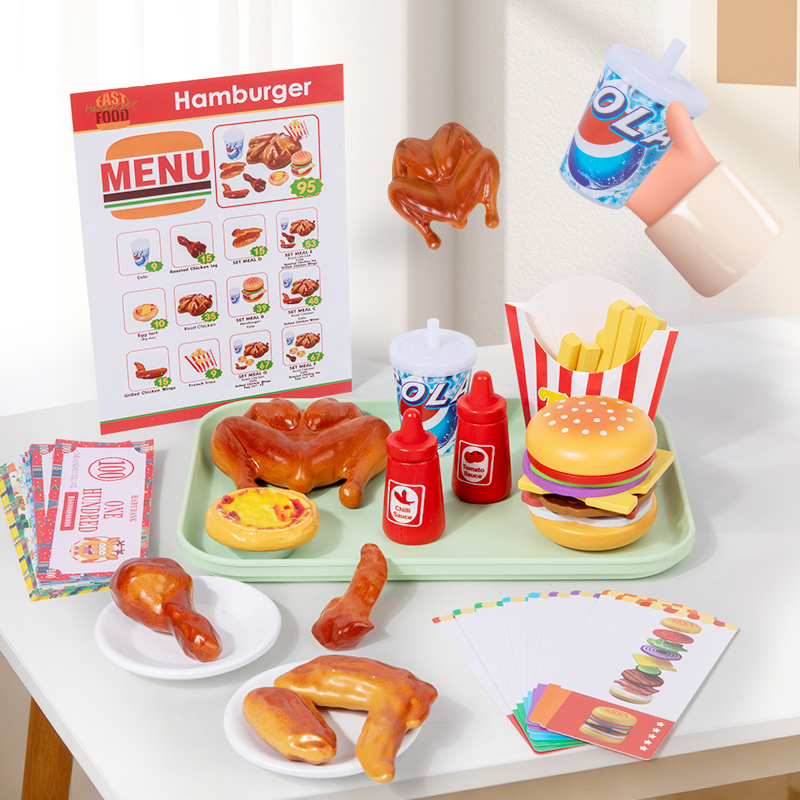 Wooden Fast Food Kitchen Prete - Baby Food Under 1 Year avaliação e preço
