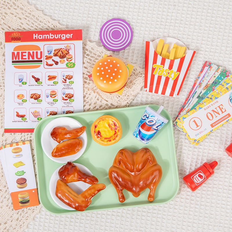 Wooden Fast Food Kitchen Prete - Baby Food Under 1 Year avaliação e preço