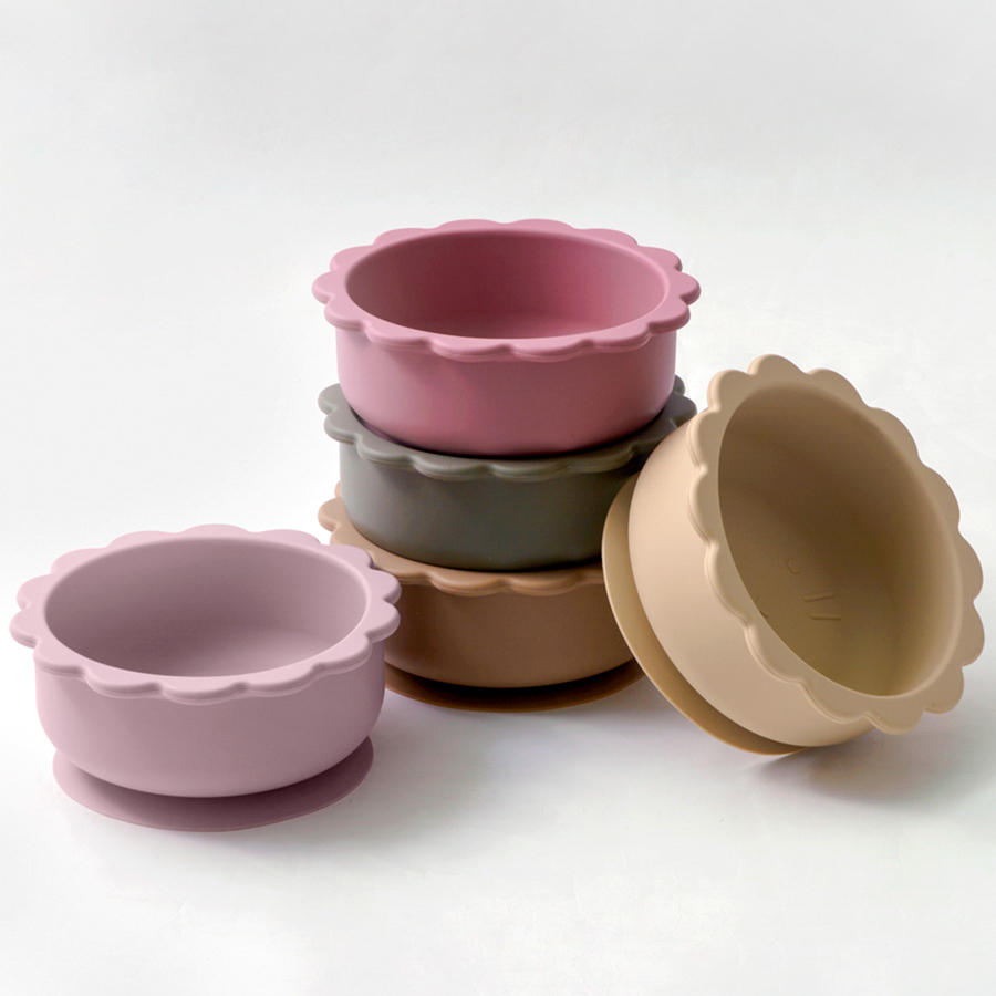 Cartoon Baby Weaning Feeding S - Silicone Suction Bowl avaliação e preço