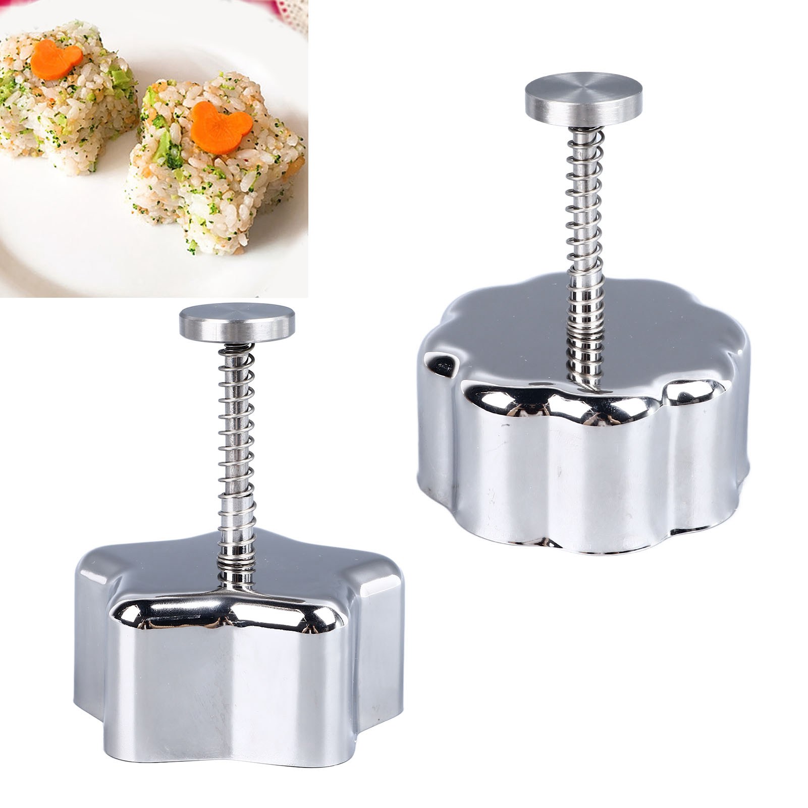 Stainless Steel Rice Ball Moul - Baby Rice Food avaliação e preço