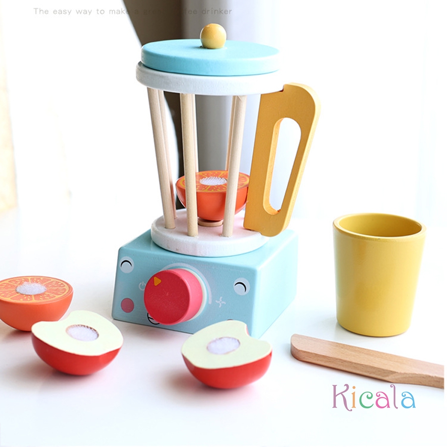 Wooden Kitchen Pretend Play To - Baby Food Under 1 Year avaliação e preço