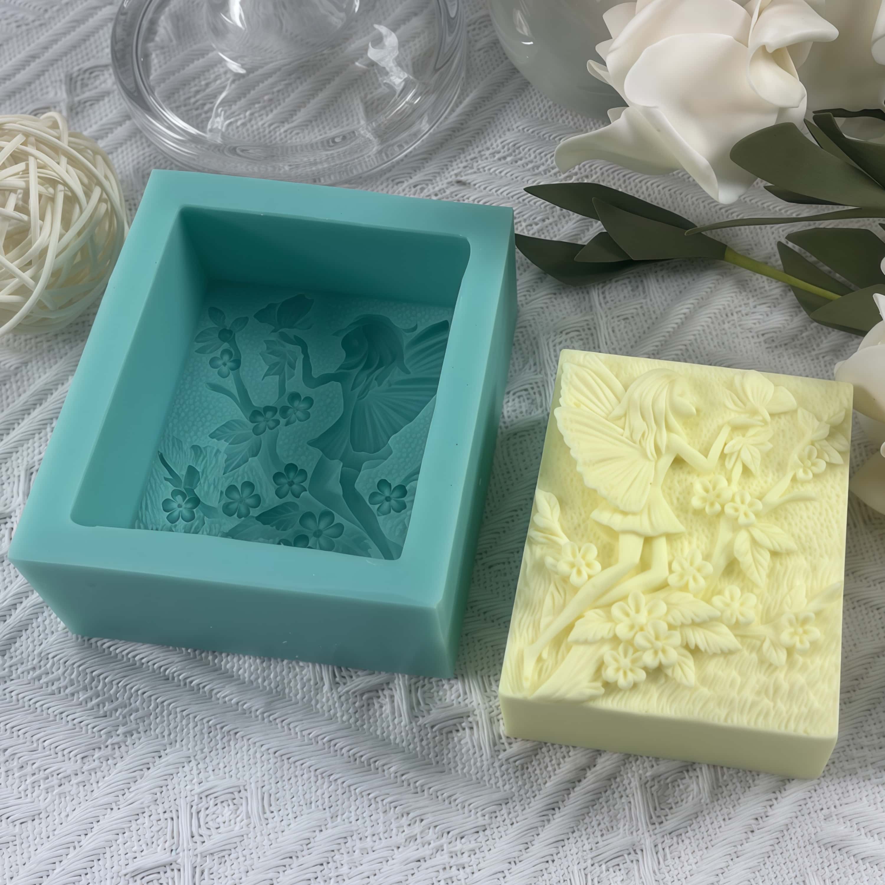Silicone Soap Mold Flower Fair - Baby Food Natural avaliação e preço