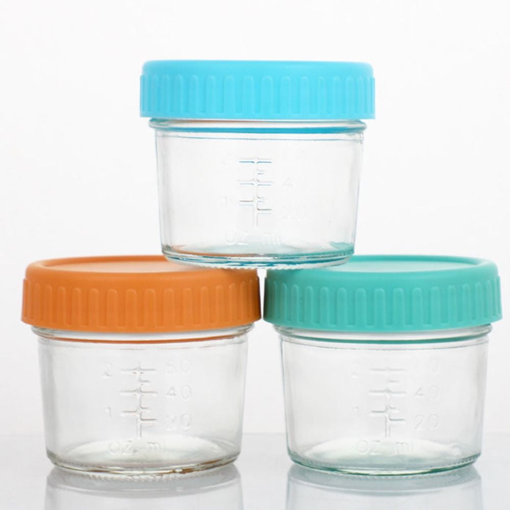 6pcs Multipurpose Glass Baby F - Baby Food Jars avaliação e preço