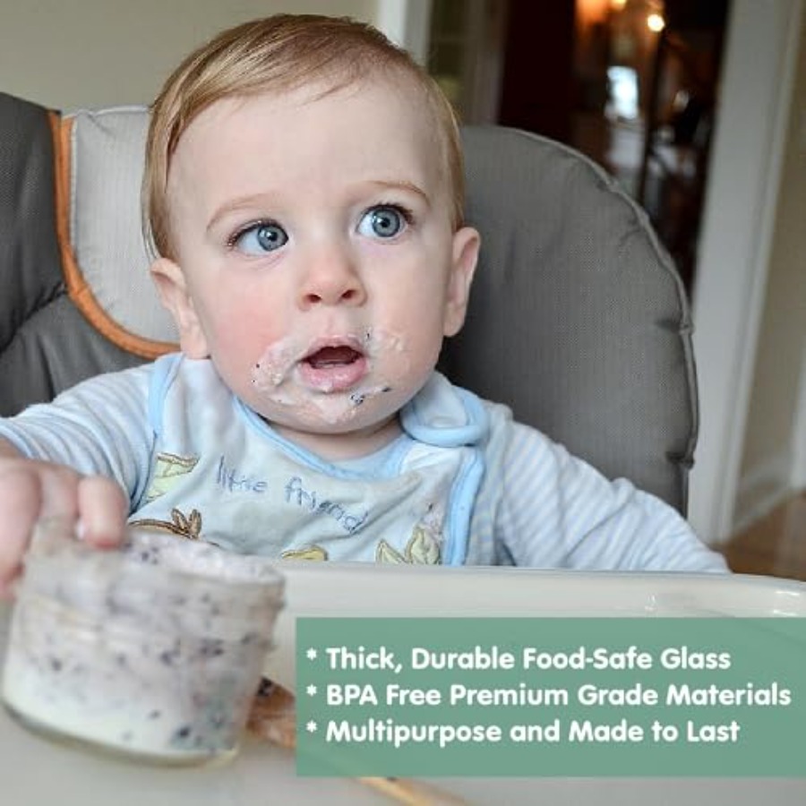 Sage Spoonfuls -12 Pack 4 oz B - Baby Food Jars avaliação e preço