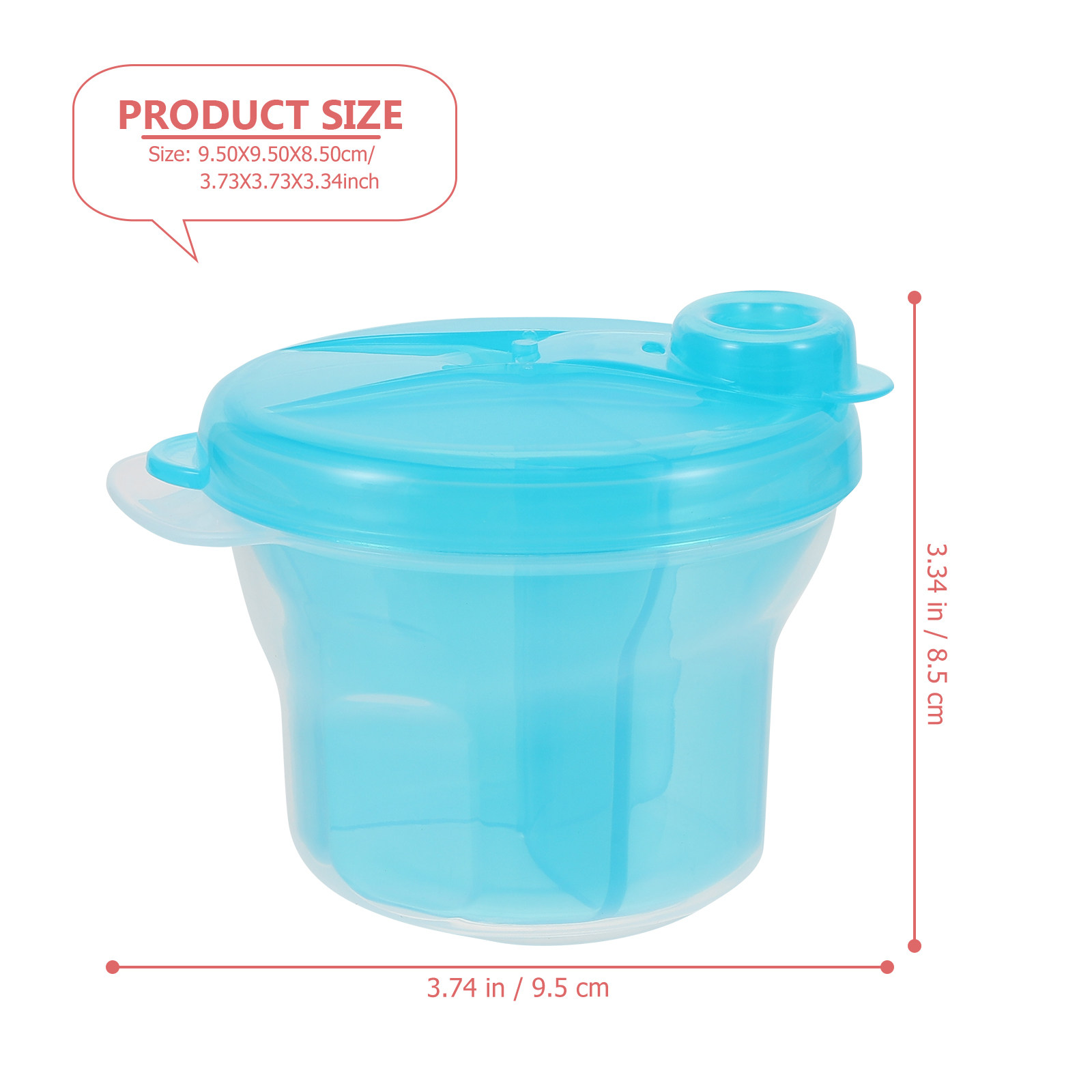4Pcs Portable Milk Powder Box  - Baby Food Storage avaliação e preço