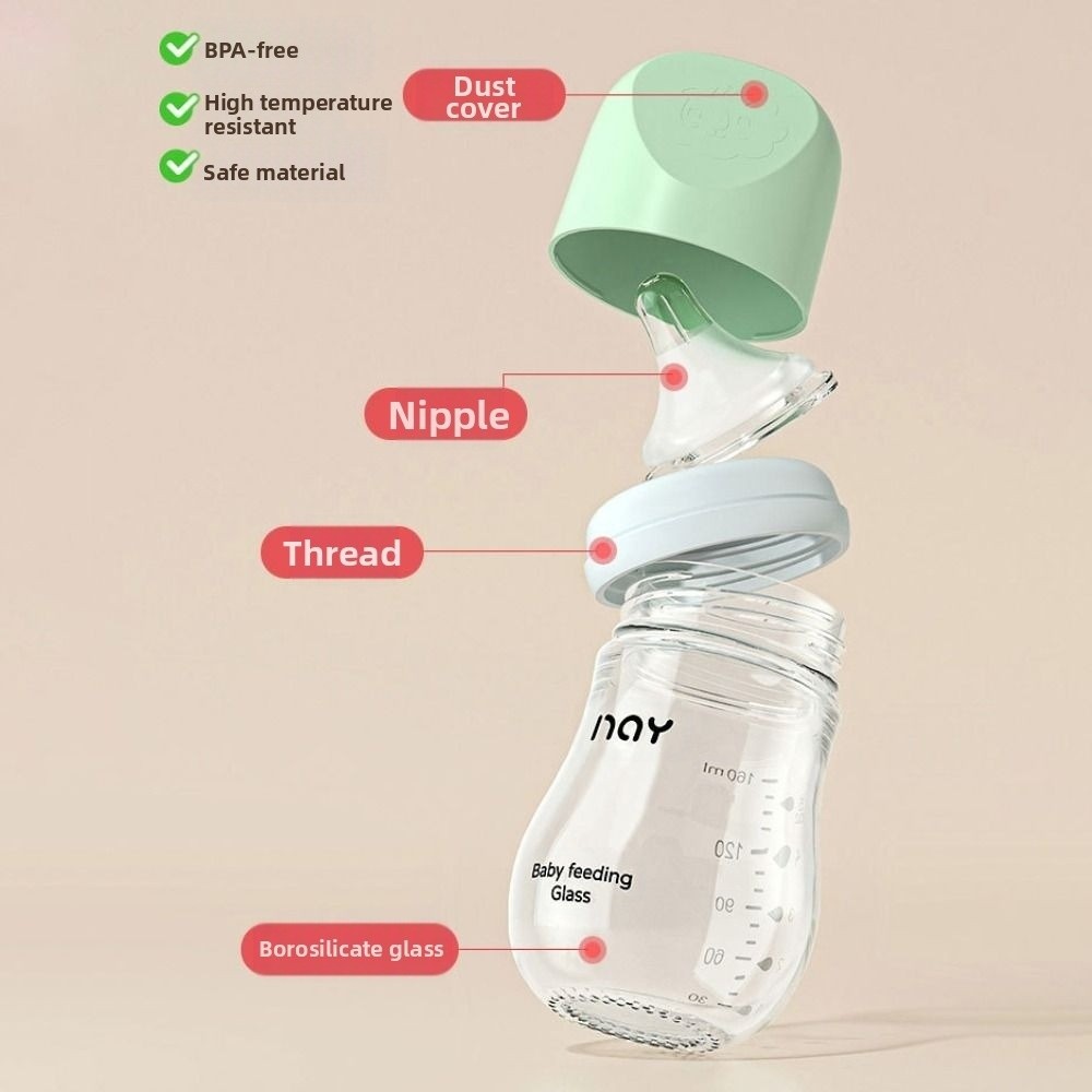 Glass Baby Bottle Anti-flatule - Baby Food Jars avaliação e preço