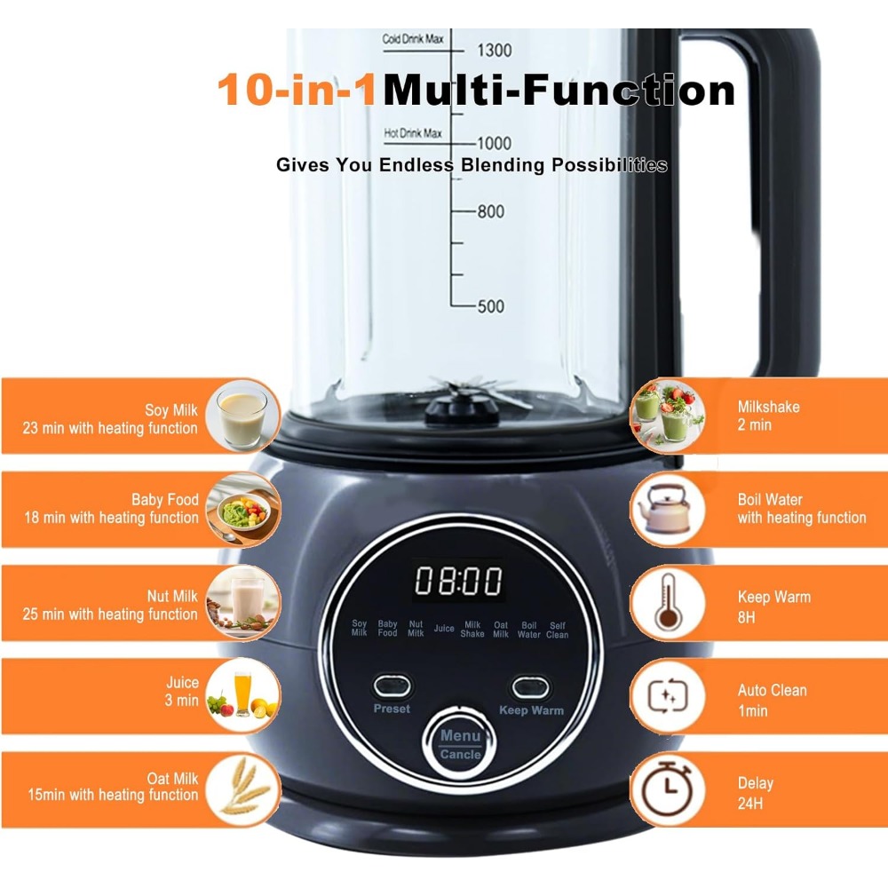 Ten in One Nut Milk Maker Hot  - Baby Food Oats avaliação e preço