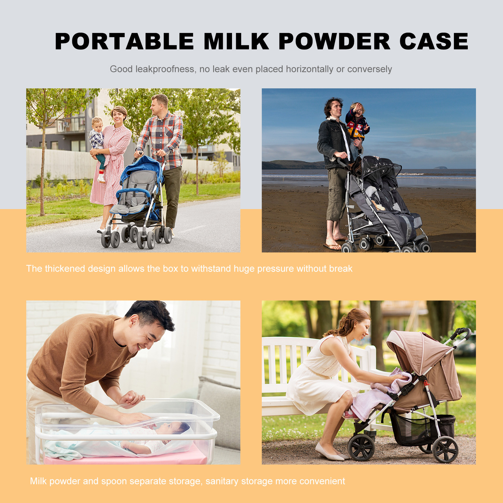 1Pcs Portable Milk Storage Box - Baby Food Storage avaliação e preço