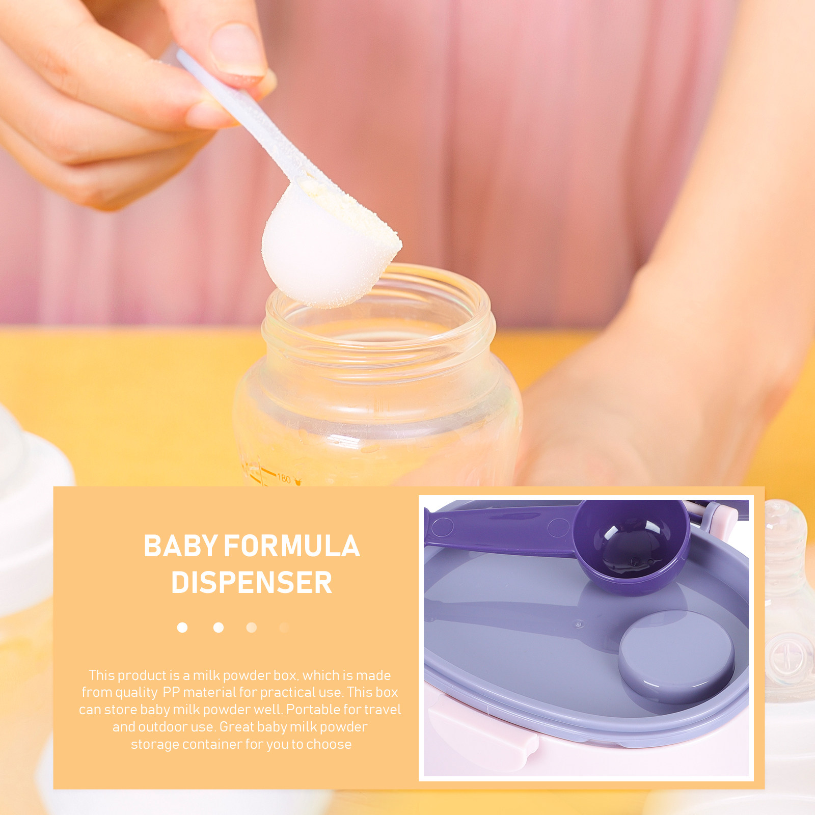 1Pcs Portable Milk Storage Box - Baby Food Storage avaliação e preço