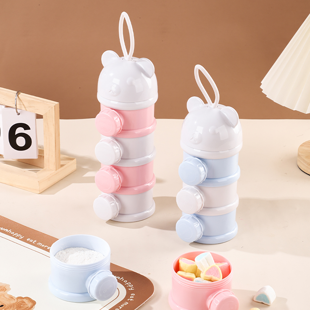 4 Grid Portable Milk powder bo - Baby Food Options avaliação e preço