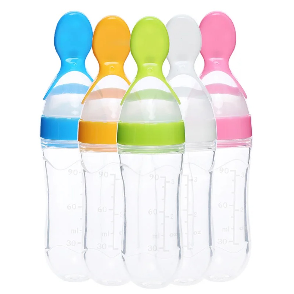 90ML Baby Feeding Bottle Spoon - Baby Food Jars avaliação e preço
