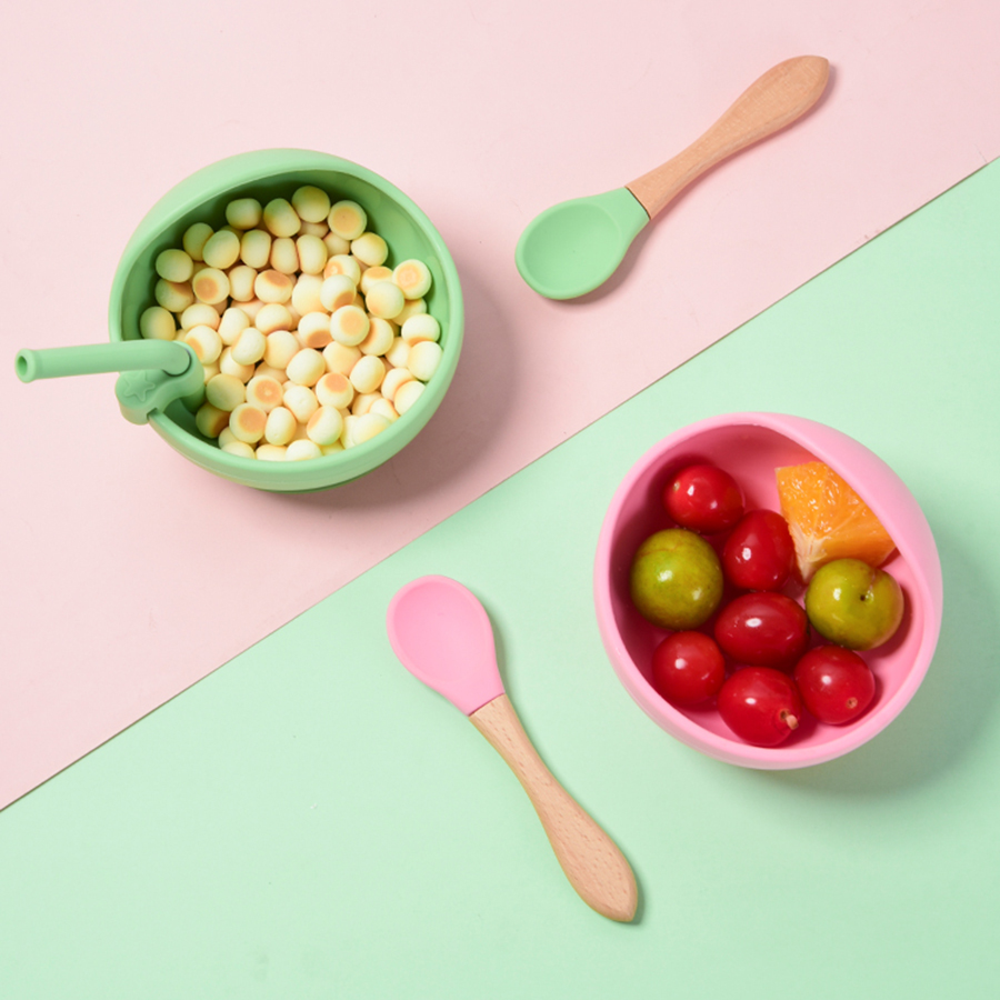 High Quality Spill-Proof Silic - Silicone Suction Bowl avaliação e preço