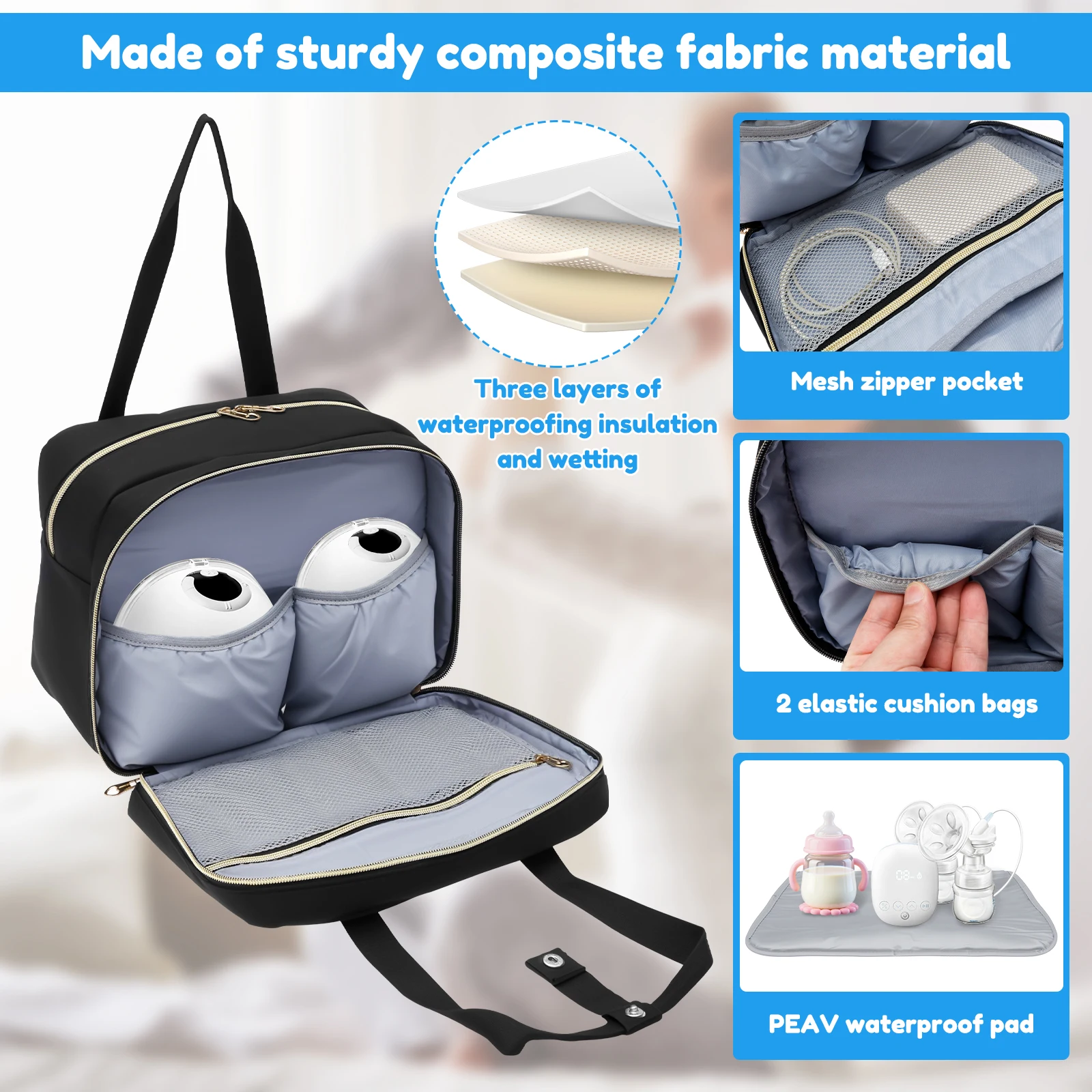 Breast Pump Storage Bag with I - Baby Food Storage avaliação e preço