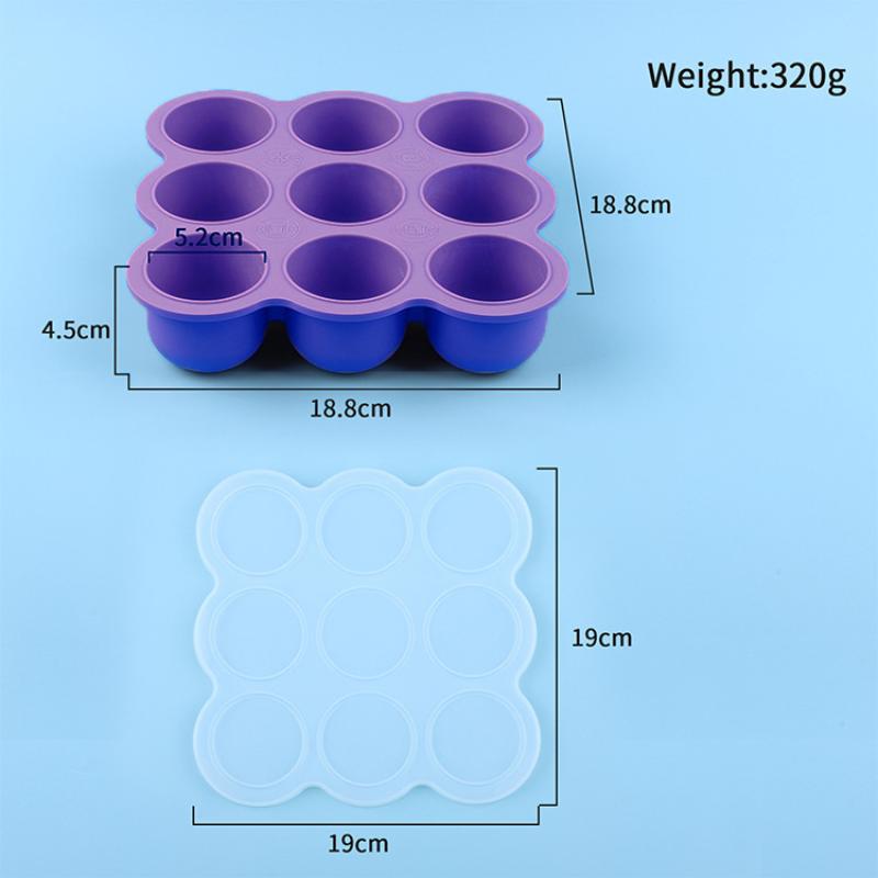 Baby Food Silicone Container 9 - Baby Food Tray avaliação e preço