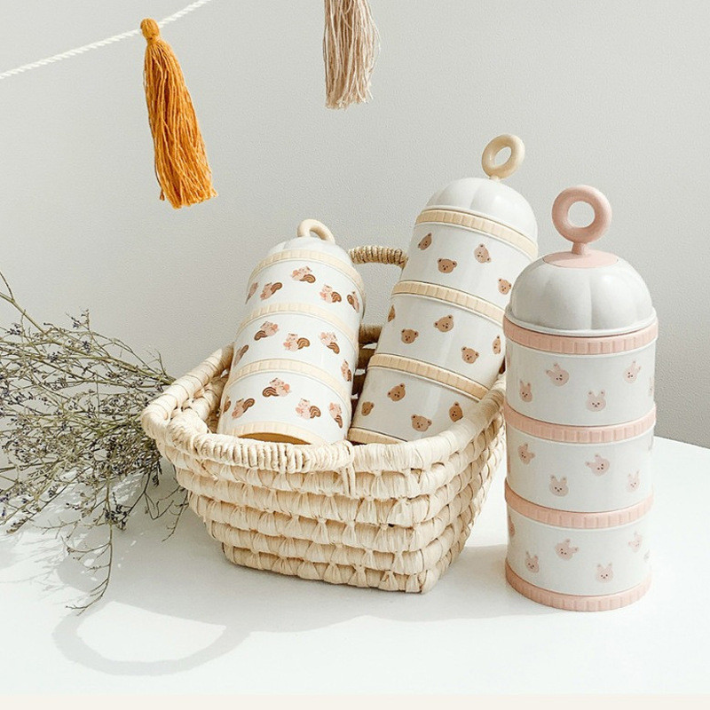 Cute Bear Milk Powder Box Baby - Baby Food Options avaliação e preço