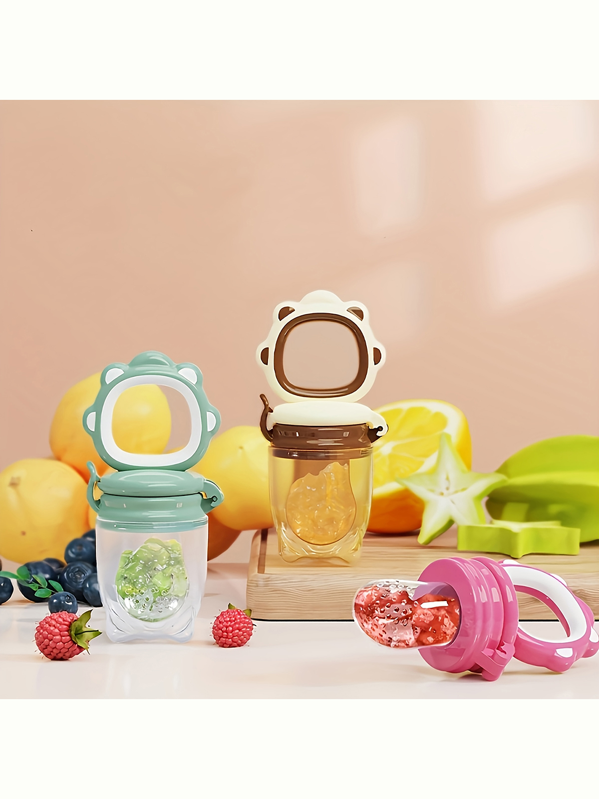 9pcs Feeding Cutlery: 1 Silico - Baby Food Jars avaliação e preço
