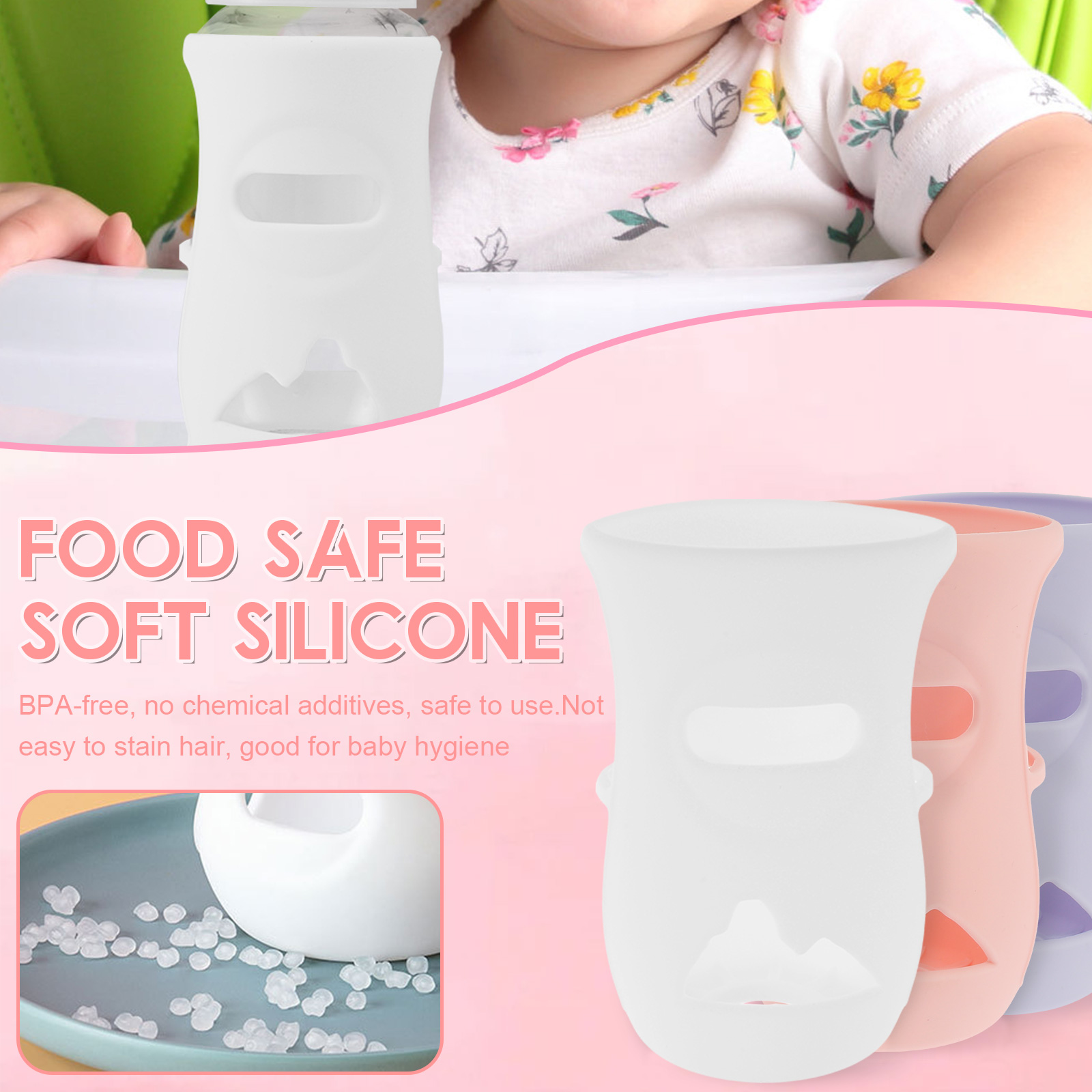 Silicone Sleeves Silicone Baby - Baby Food Natural avaliação e preço