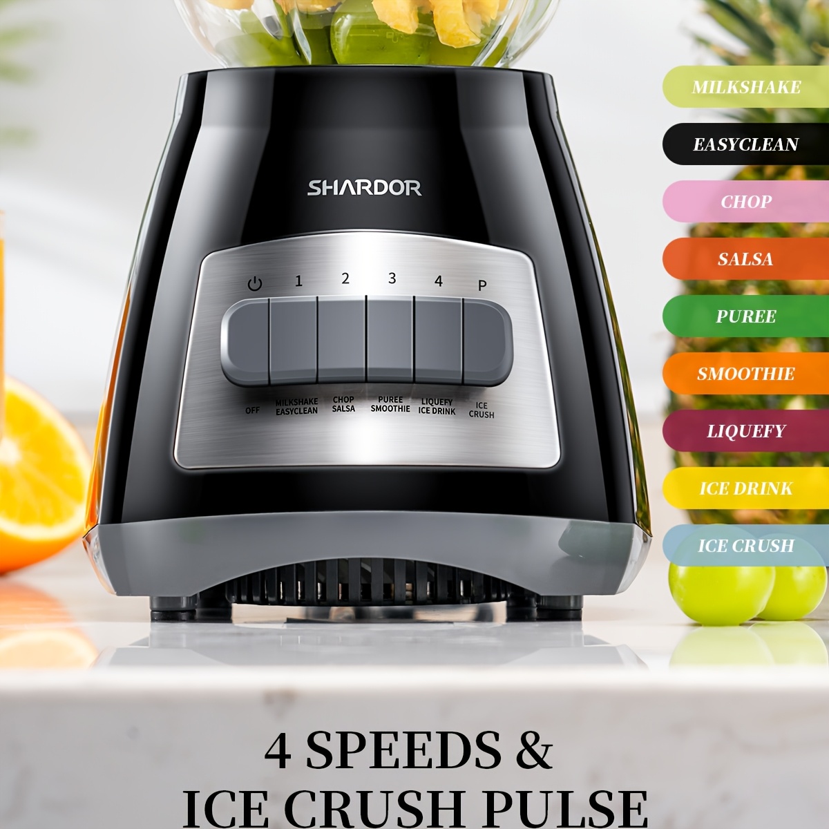 Smoothie Blender with 52 oz Gl - Baby Food Jars avaliação e preço