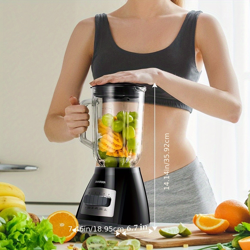 Smoothie Blender with 52 oz Gl - Baby Food Jars avaliação e preço