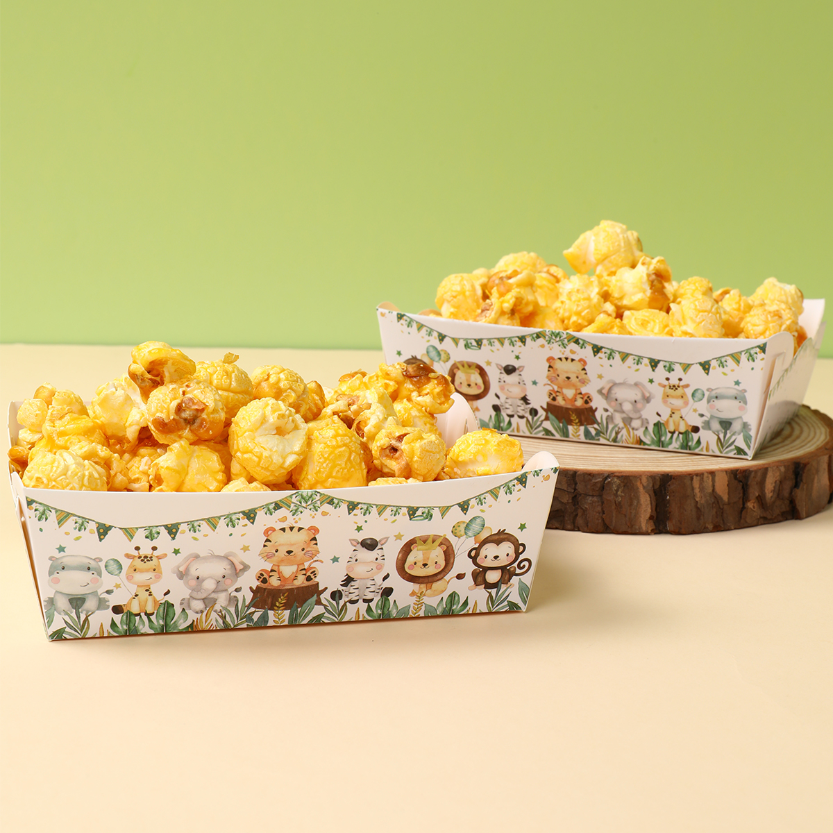 Jungle Animal Mini Snack Trays - Baby Food Tray avaliação e preço