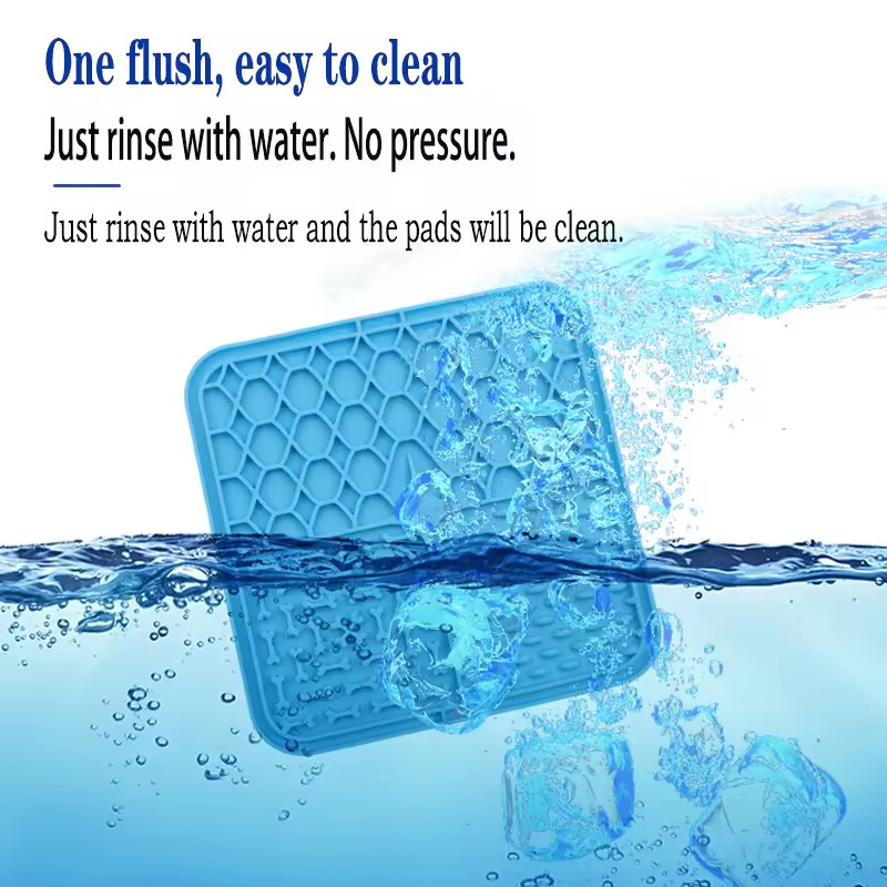 Silicone Pet Licking Mat With  - Silicone Suction Bowl avaliação e preço