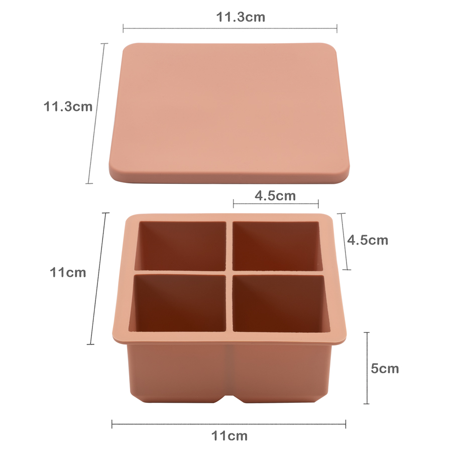 Food Grade Soft Silicone Squar - Baby Food Options avaliação e preço