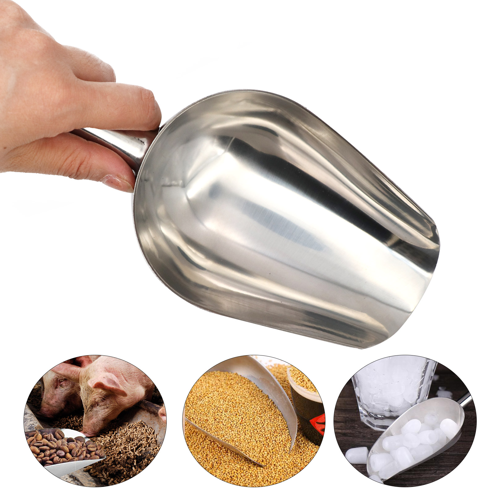Pet Food Shovel Stainless Stee - Baby Food Cat avaliação e preço