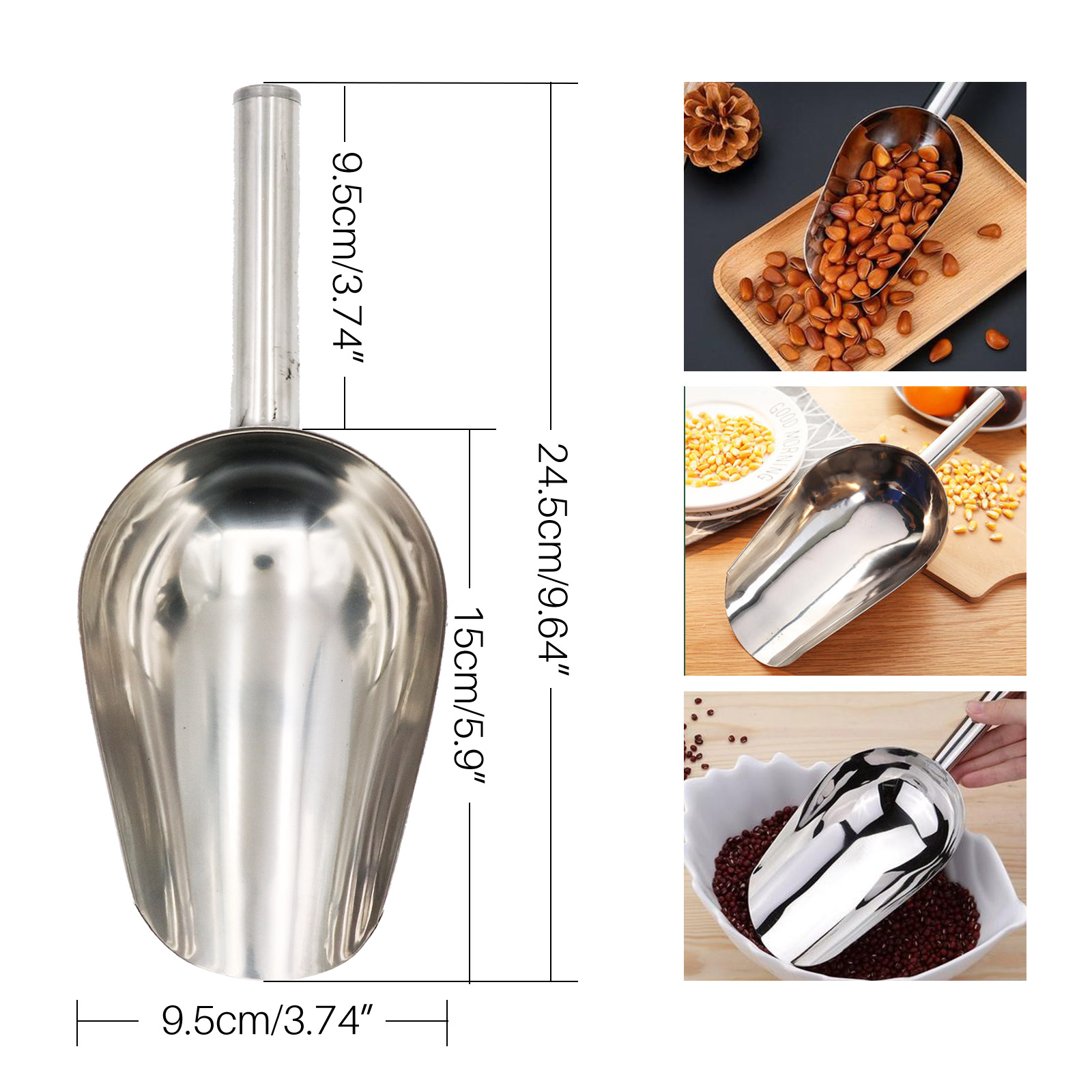 Pet Food Shovel Stainless Stee - Baby Food Cat avaliação e preço